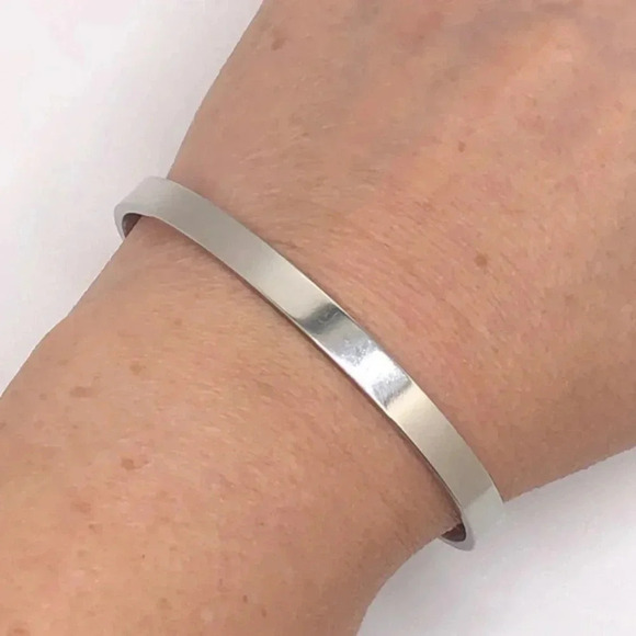 Keep F@cking Going Stainless Steel Encouragement Bracelet Bangle NWT - Picture 2 of 6